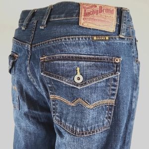 Lucky Brand 181 Relaxed Straight Jeans Measure 33" Waist